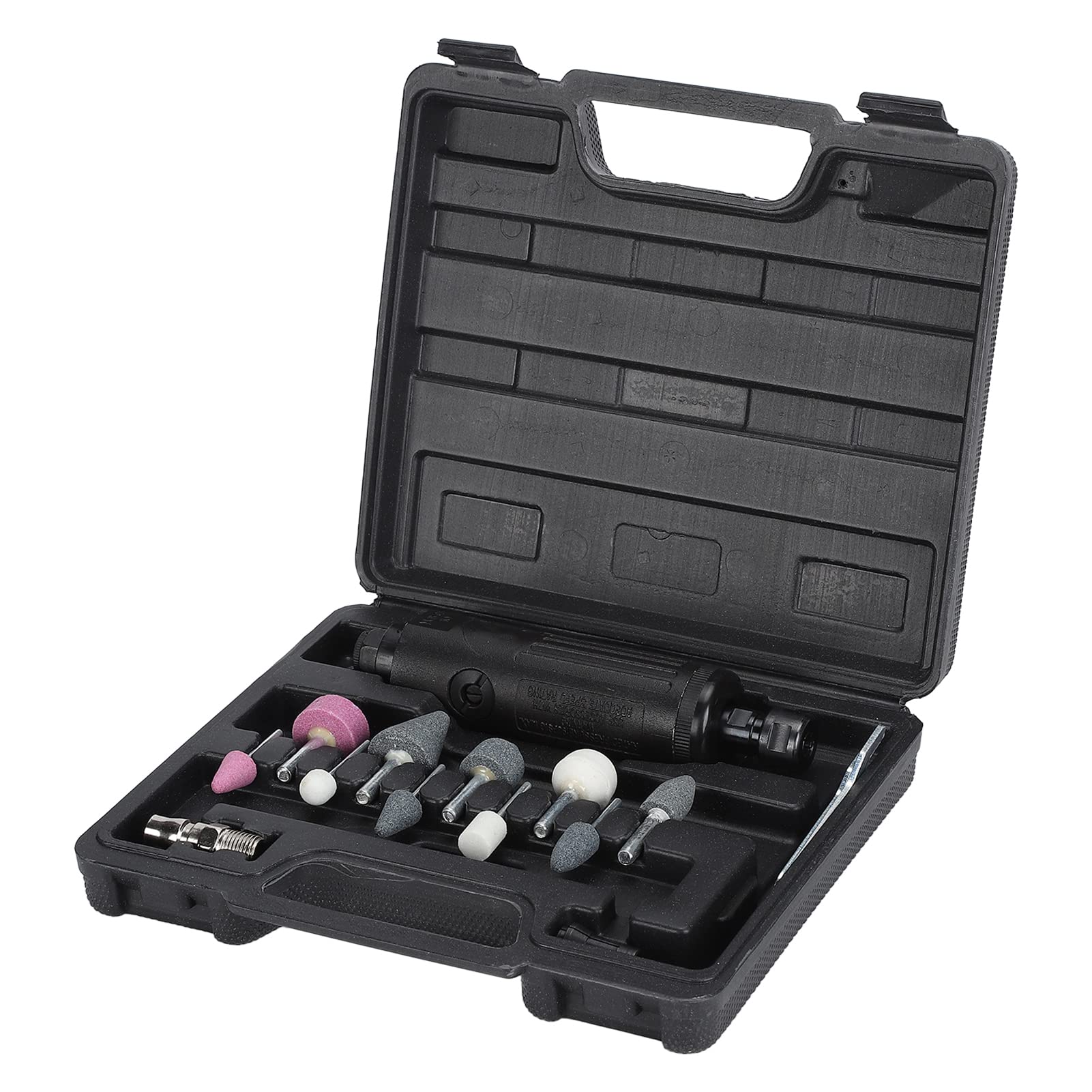 EVTSCAN Air Die Grinder Kit - 1/4in & 1/8in Chuck Pneumatic Polishing Engraving Tool, 22000 RPM High Speed - Perfect for Metalworking, Wood Carving & Automotive Detailing