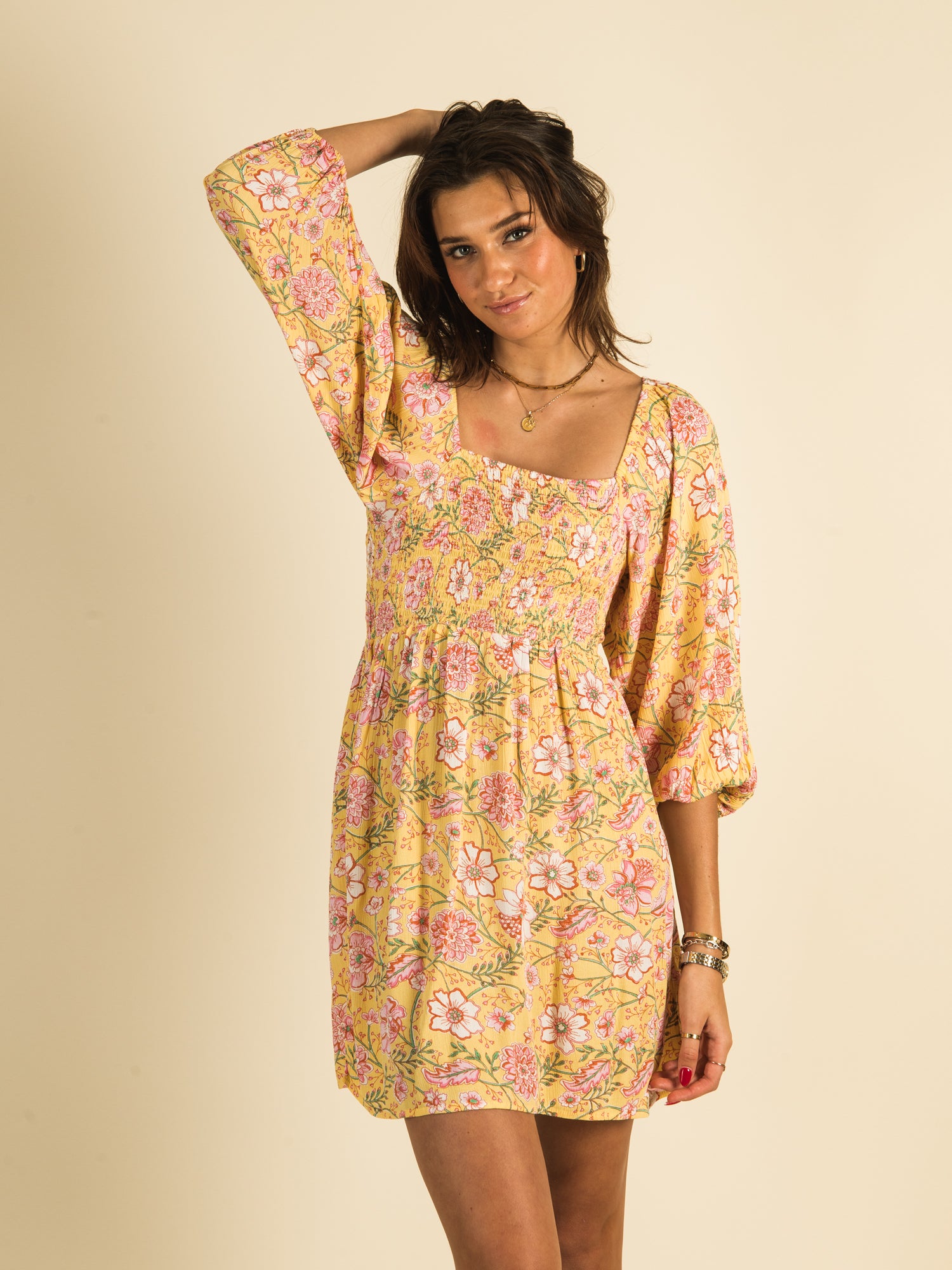 BILLABONG Paradise Days Dress - Women's Floral Summer Dress for Beach & Vacation | Clearance Sale | Perfect for Casual Outings, Beach Trips & Summer Getaways