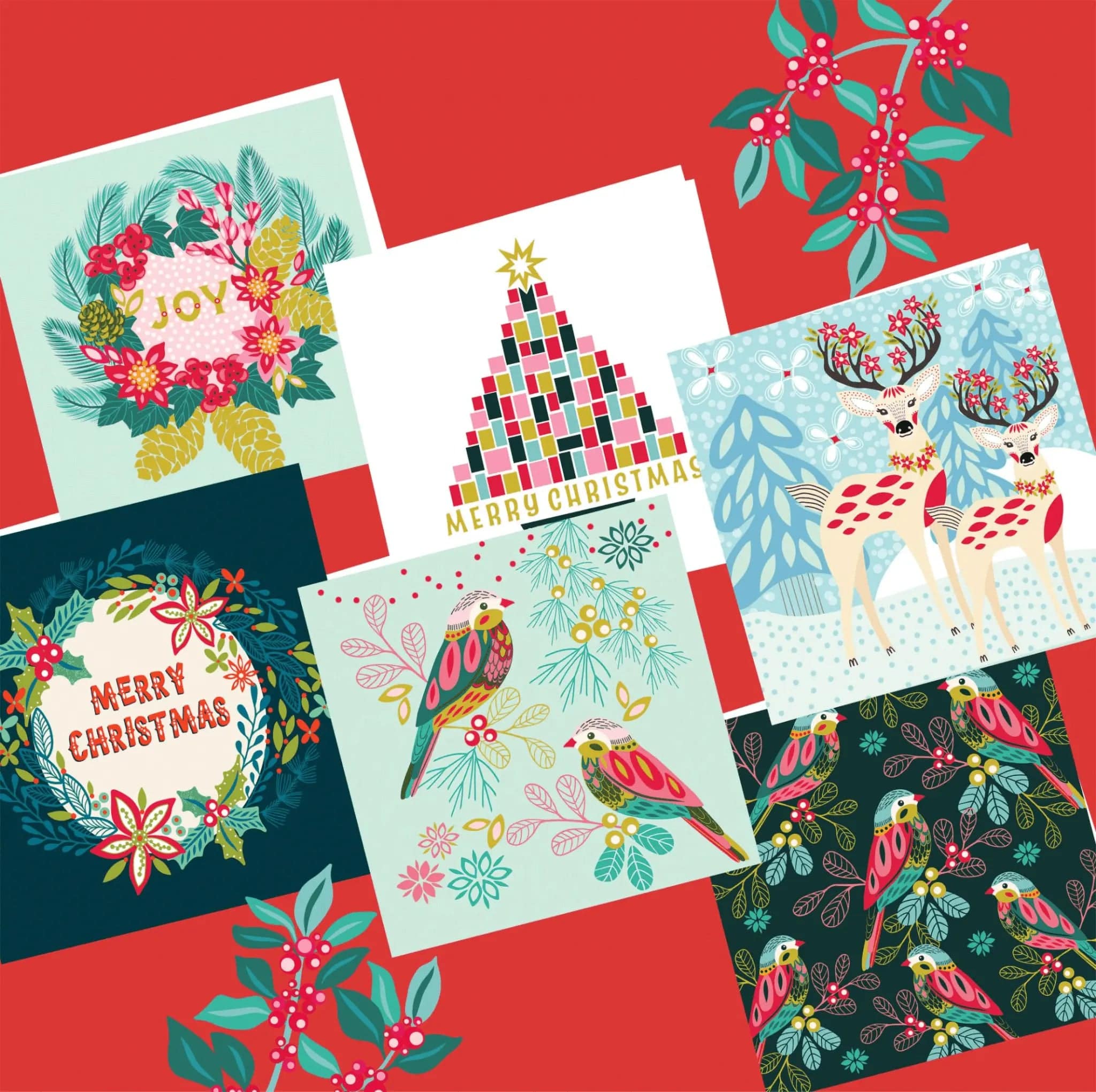 Festive Australian Christmas Cards - Joyful Holiday Greetings for Family & Friends | Perfect for Holiday Mailings, Office Decor & Seasonal Celebrations