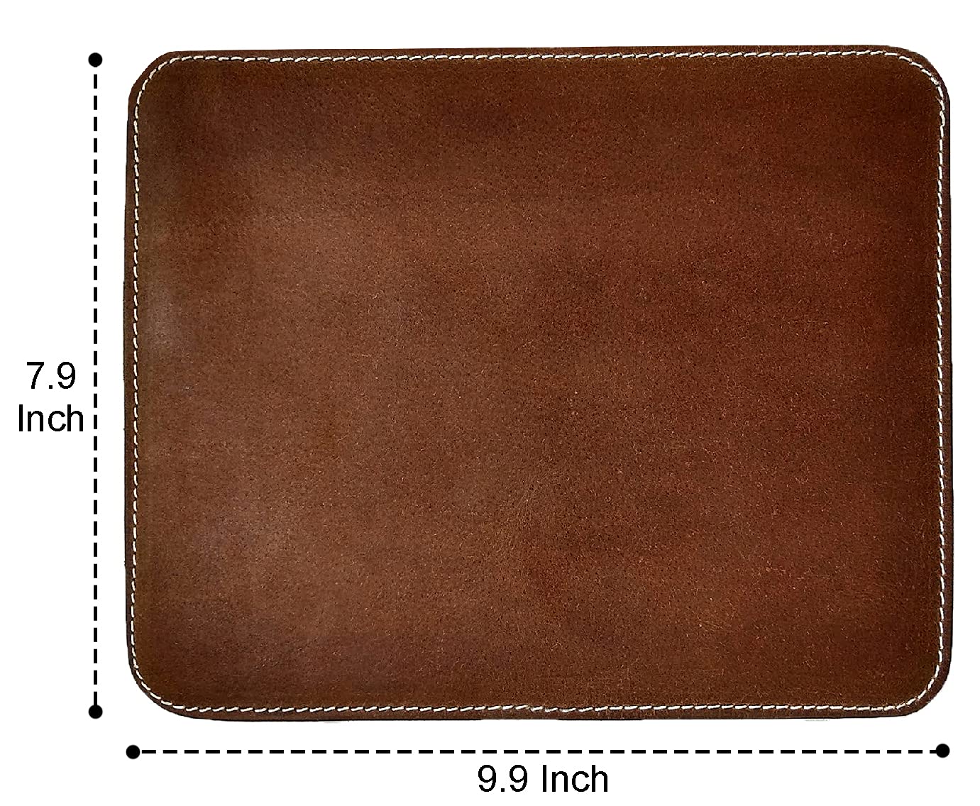 Premium Handmade Leather Mouse Pad for Laptop, PC & Gaming - Rustic Town Executive Desk Mat for Office & Home Workspace - Perfect for Apple Mac, Windows Computers & Gaming Setups