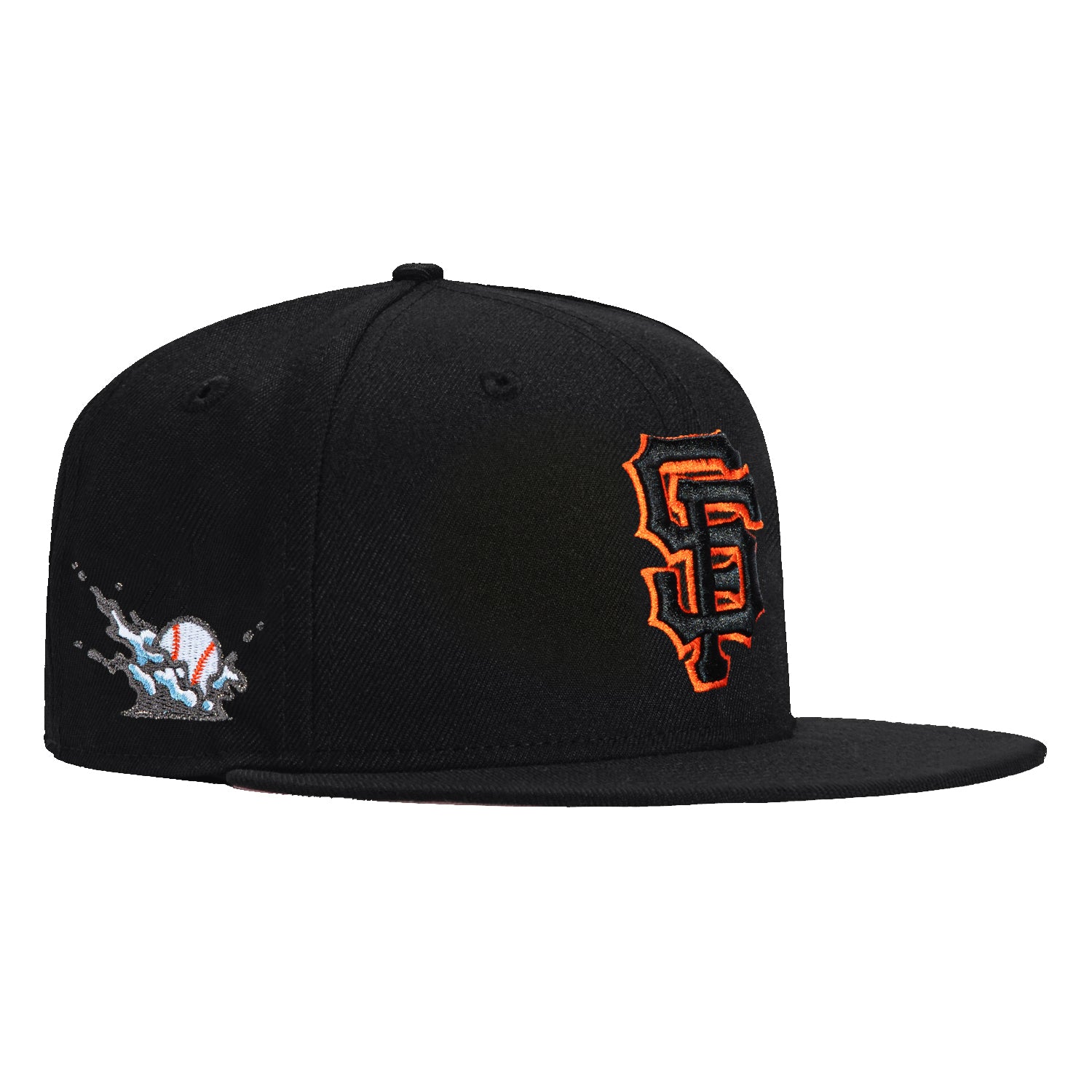 New Era 59Fifty San Francisco Giants Splash Hat - Black & Orange Adjustable Baseball Cap for Men & Women | Perfect for Baseball Games, Sports Events & Streetwear Fashion