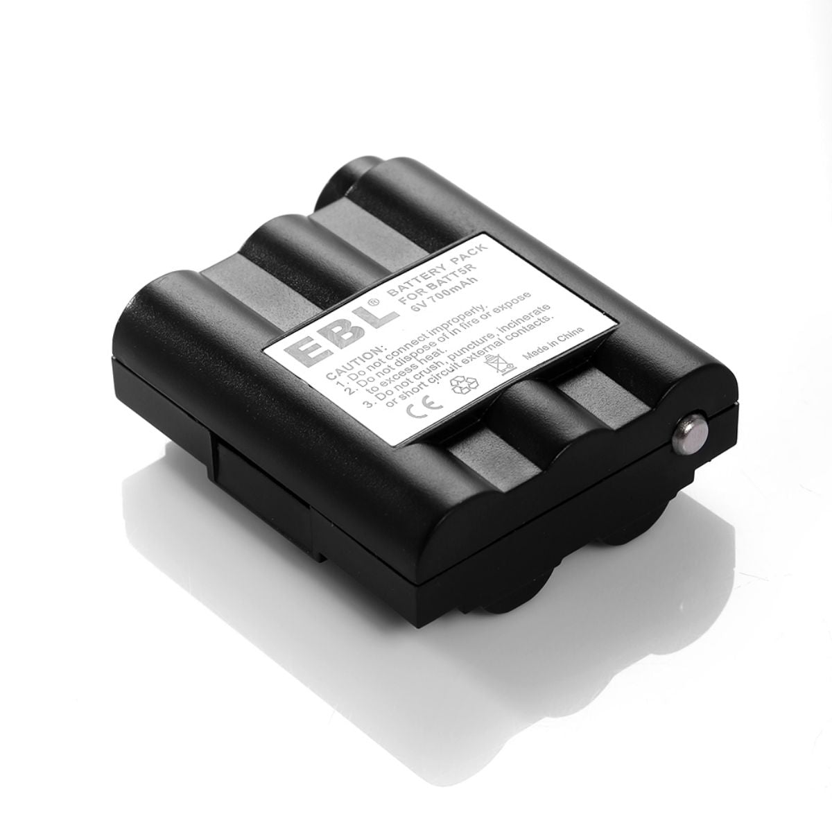 EBL 6V 700mAh Rechargeable Battery for Midland BATT5R Two-Way Radio - Long Lasting Power for Outdoor Adventures, Camping & Emergency Communication