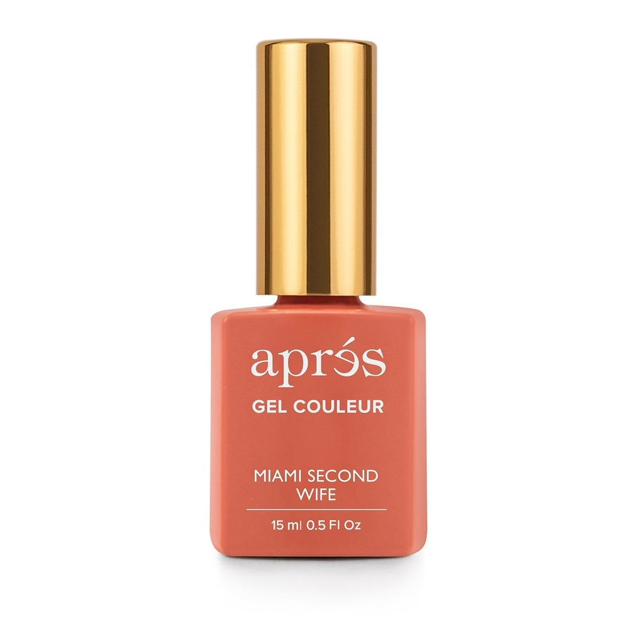 Apres Gel Nail Polish - Miami Second Wife - Long Lasting Gel Nail Color for Salon & Home Manicures - Perfect for Summer, Vacations & Special Occasions