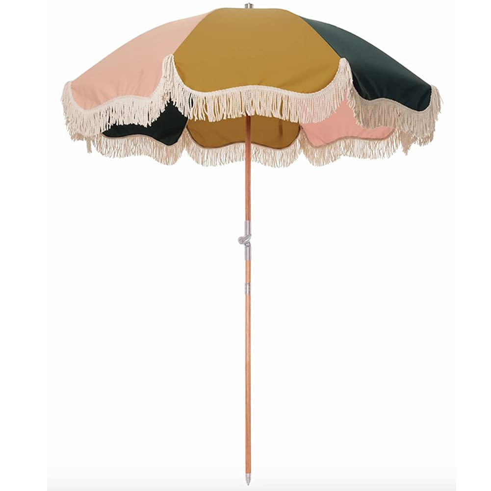Portable Windproof Beach Umbrella with Tilt Mechanism - UV 50+ Sun Protection for Outdoor Use | Perfect for Beach, Patio, Garden & Yard Relaxation