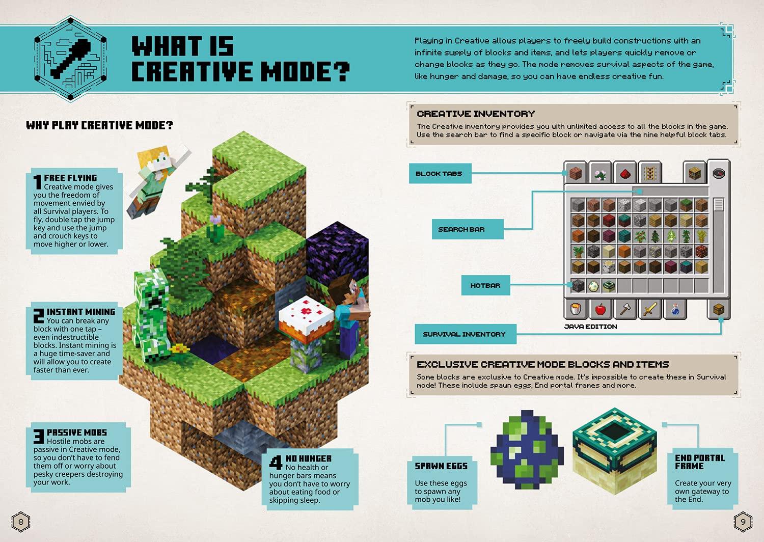 Official Minecraft Creative Handbook - Ultimate Guide for Building & Crafting in Minecraft - Perfect for Gamers, Builders & Minecraft Enthusiasts