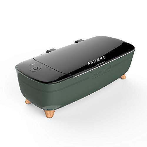 Portable Ultrasonic Eyeglasses & Jewelry Cleaner - 47000Hz Fast Cleaning in 1 Minute, 98% Cleaning Rate - Perfect for Watches, Dentures, Makeup Tools, Tableware - Ideal for Home, Travel & Professional Use (Green)