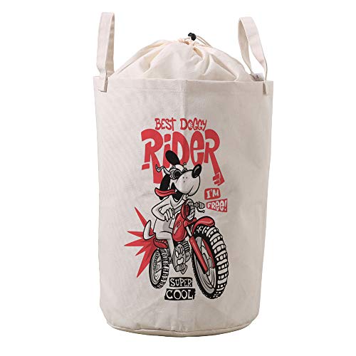 Cartoon Dog Riding Motorcycle