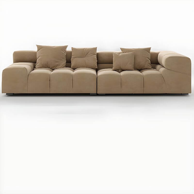 6-Person L-Shaped Reclining Sofa with Right Chaise - Perfect for Living Room, Home Theater & Family Gatherings