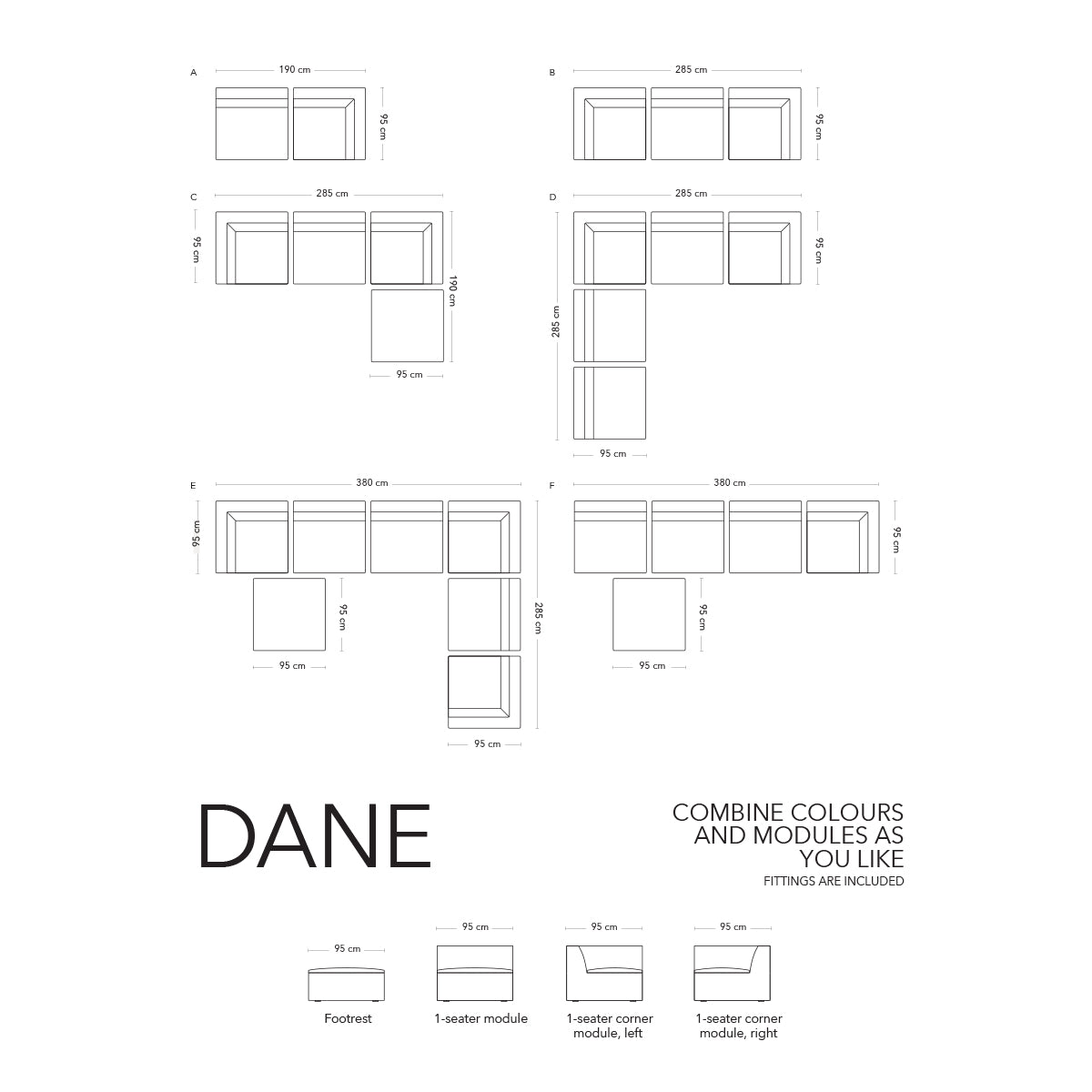 Ergonomic Dane Fabric Footrest for Office & Home - Adjustable Height Under Desk Foot Rest for Comfort & Posture Support - Perfect for Work, Gaming & Relaxation