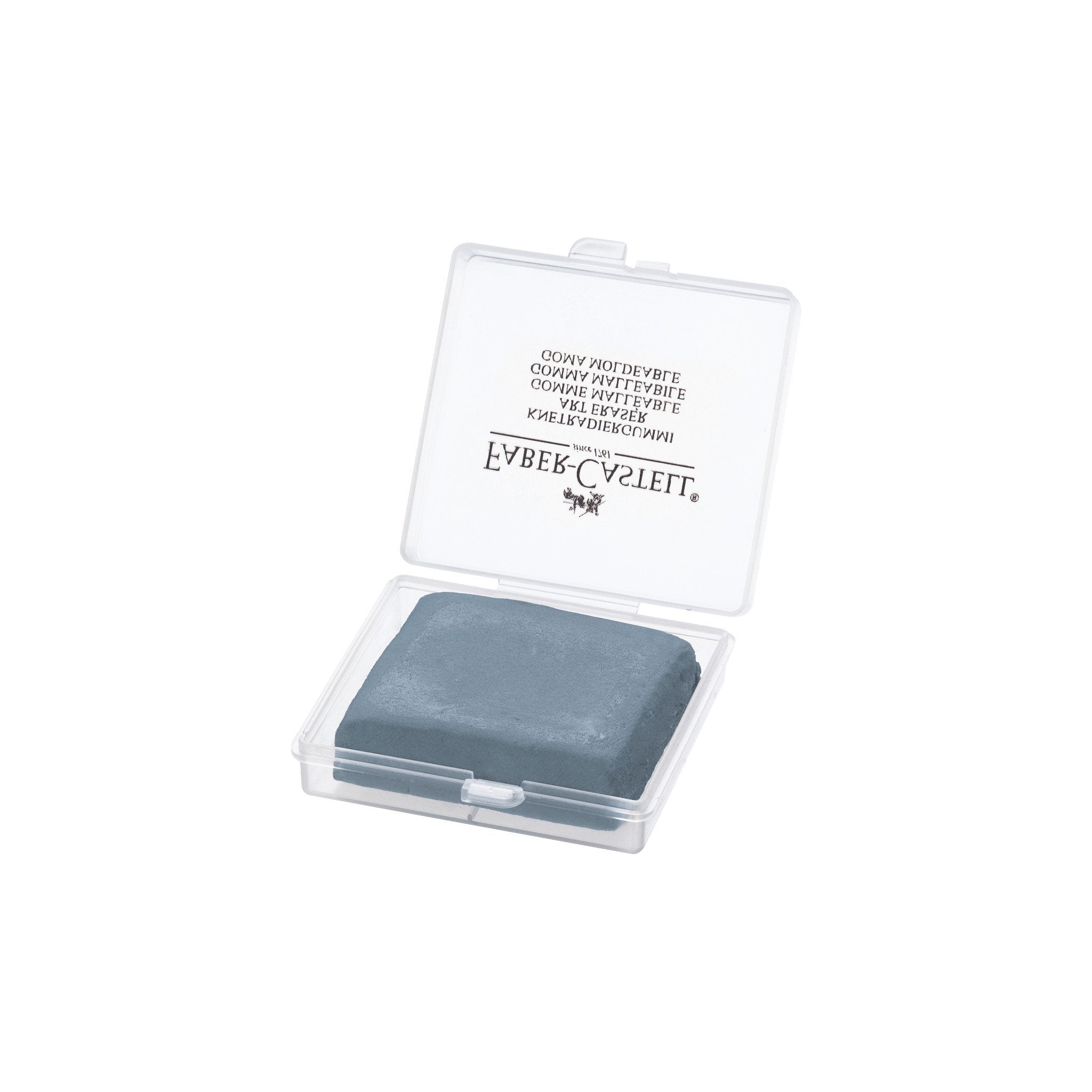 Faber Castell Kneadable Art Eraser with Protective Case - Grey - Perfect for Sketching, Drawing & Charcoal Art - Ideal for Artists & Students