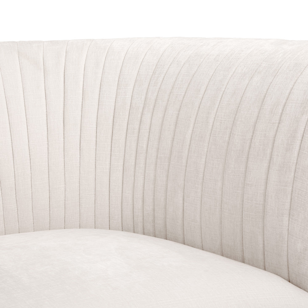 Bergen Chair Contessa - Premium Vanilla Upholstered Accent Chair for Living Room, Bedroom, or Office - Elegant Home Decor & Comfortable Seating Solution