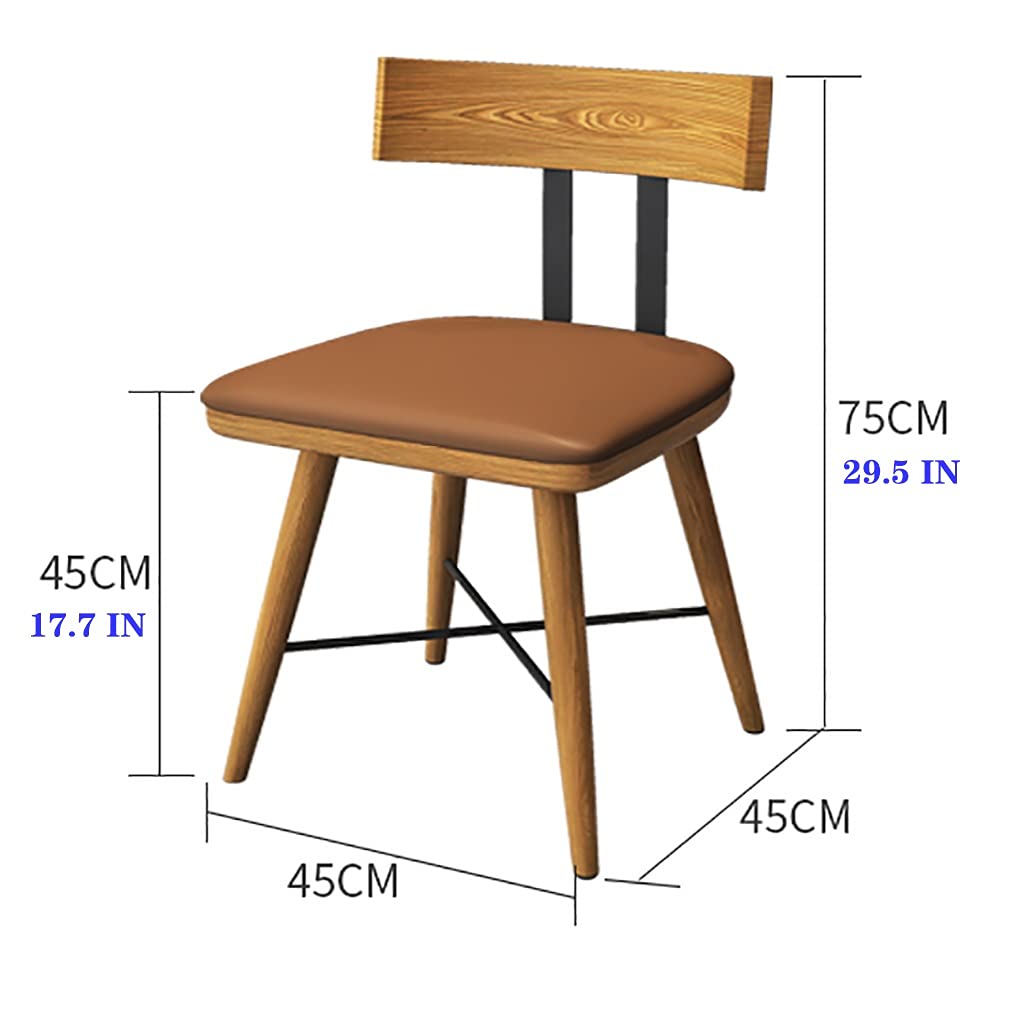 1-Piece Dining Chair Set - Modern Kitchen & Cafe Chair, Ergonomic Wrought Iron Design for Home, Coffee Shops & Dessert Stores - Perfect for Dining, Relaxing & Commercial Use