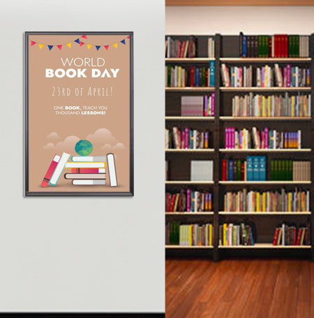 36x84 Large Poster Frame - Wide Face Display Swing Frame for Wall Art, Photos & Posters - Perfect for Home, Office & Gallery Decor