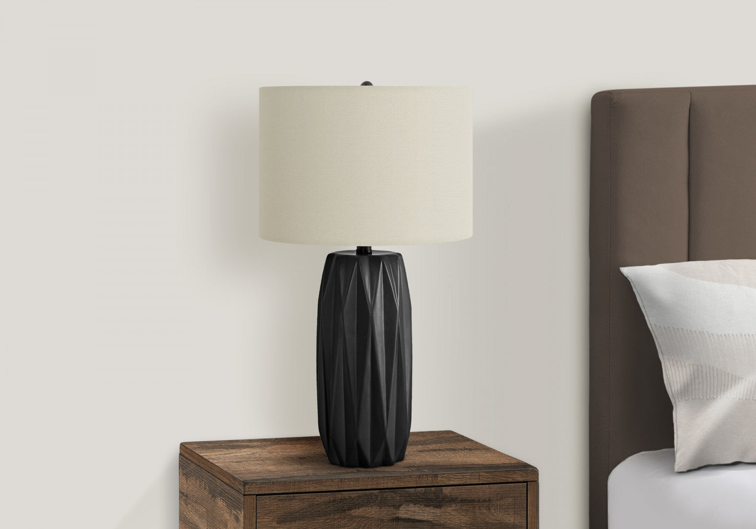 Belmont Black Table Lamp - Modern Bedside & Living Room Lighting for Home Decor