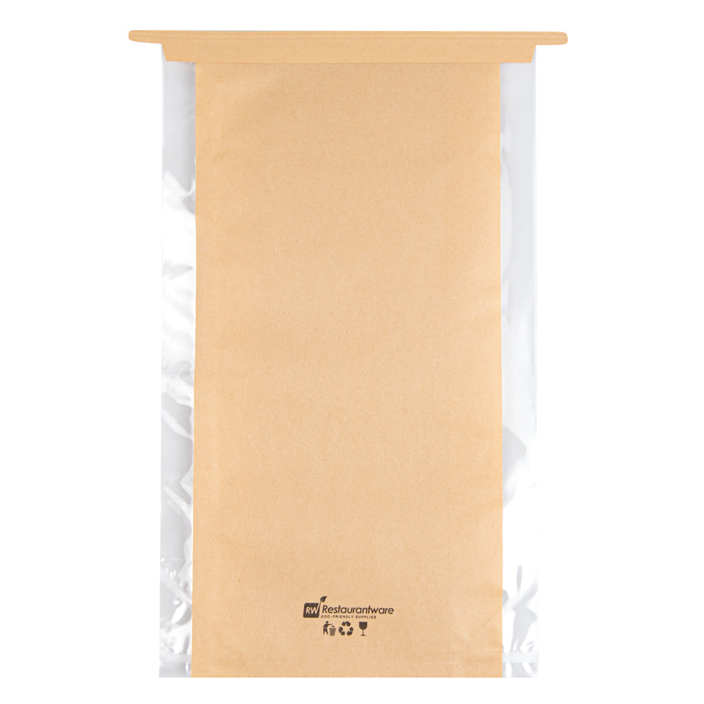 Kraft Paper Bakery Bags with Tin Tie Closure - 8.25