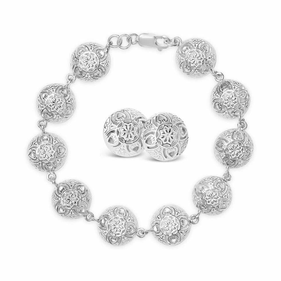 Memory Keeper Bracelet - Sterling Silver Engraved Charm Bracelet for Women | Perfect for Anniversary, Birthday Gifts & Keepsakes