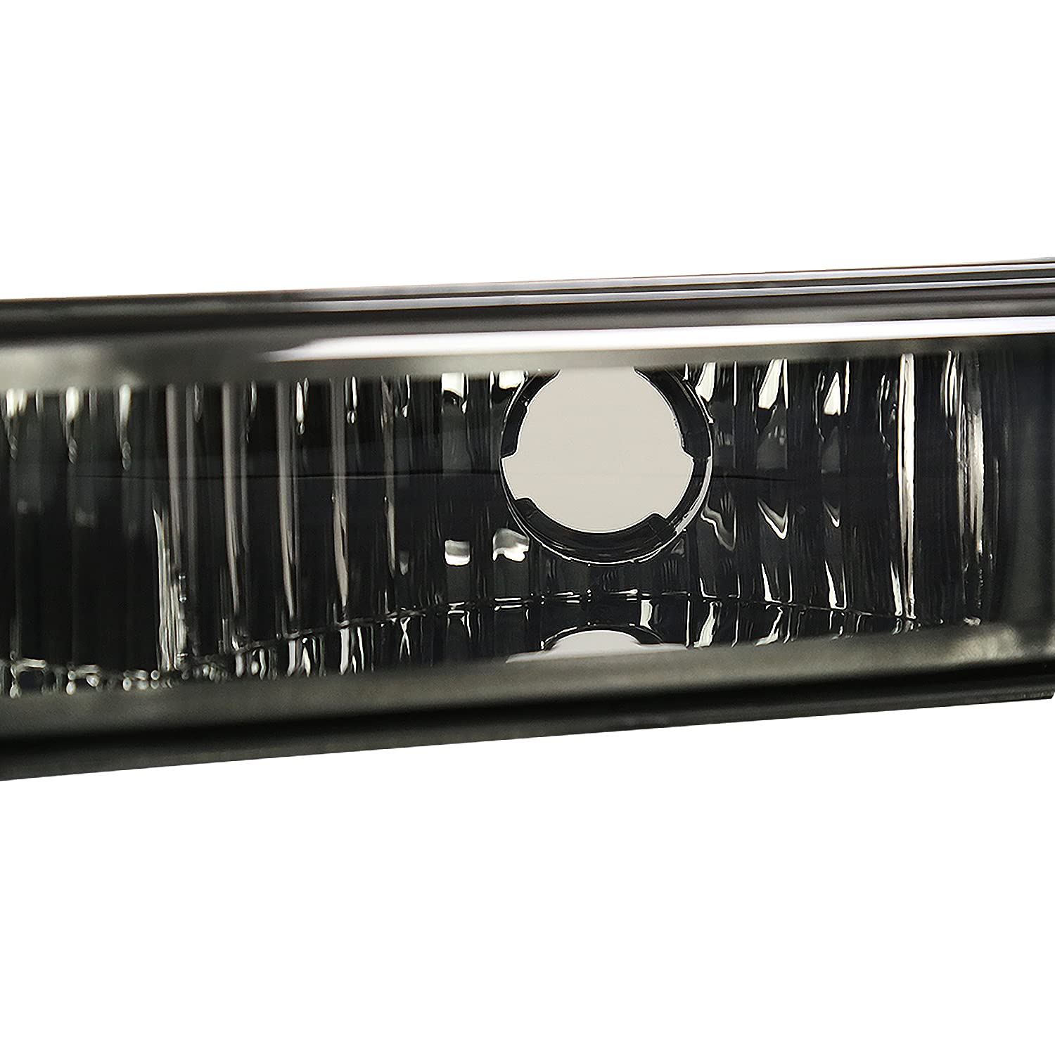 Spec-D Tuning Smoke Headlights & Bumper Lights Kit for 1998-2004 Chevy S10 & Blazer - Left & Right Pair Headlamp Assembly - Upgrade Your Ride with Stylish Nighttime Visibility