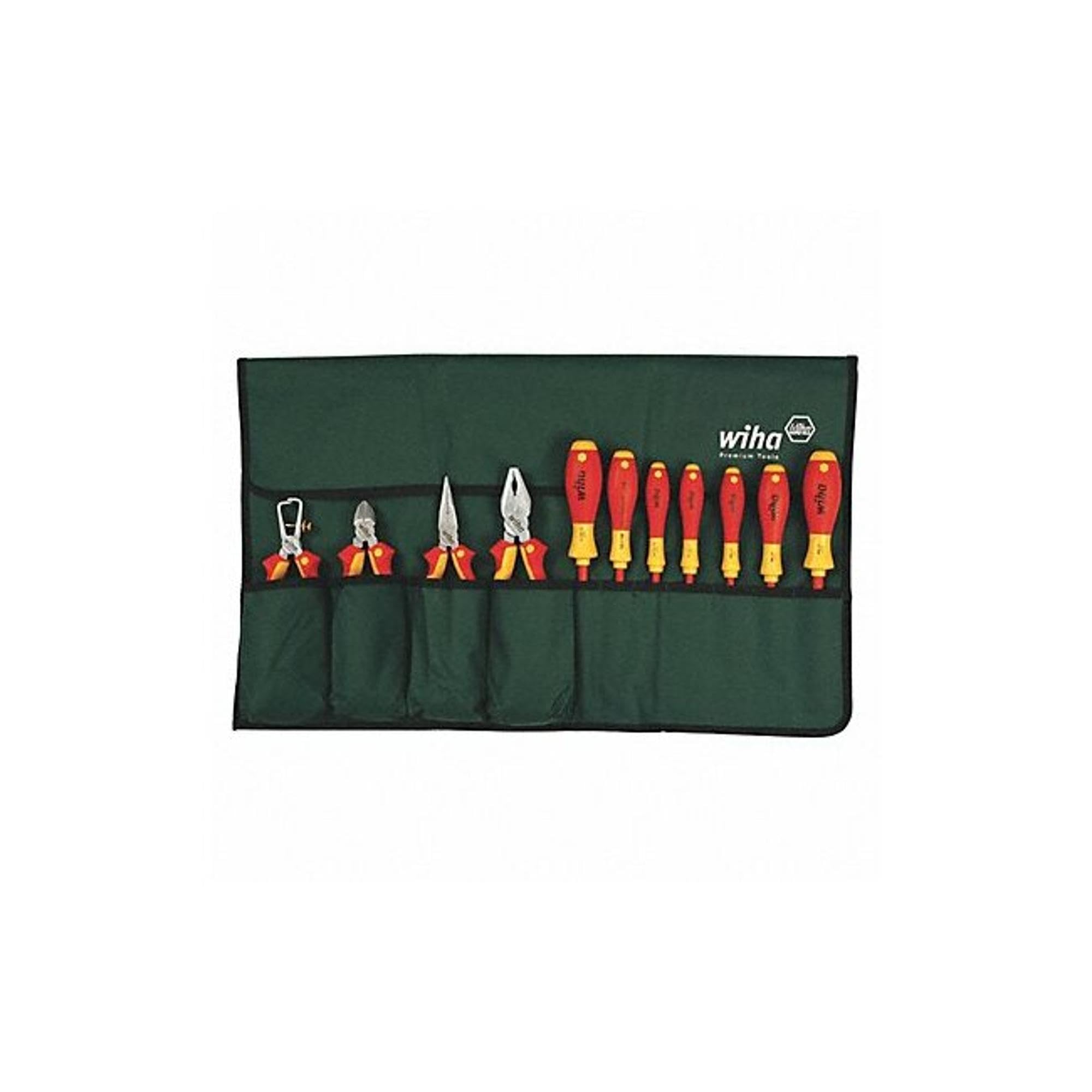 11-Piece Insulated Tool Set for Electricians - Professional Electrical Repair Kit for Home & Industrial Use - Safety Certified for High Voltage Work