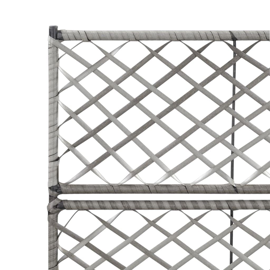 CHARMMA Trellis Raised Garden Bed with 2 Plant Pots 22.8