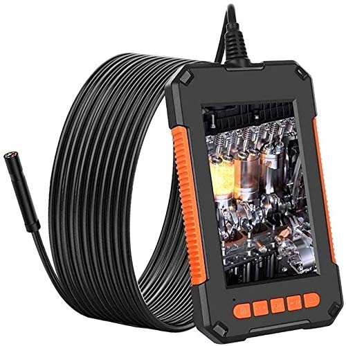 Portable Handheld Industrial Endoscope Camera - IP67 Waterproof, 8mm Lens, 4.3-Inch LCD Display, 1920x1080p HD Video - Ideal for Drain Inspection, Plumbing, HVAC & Automotive Maintenance
