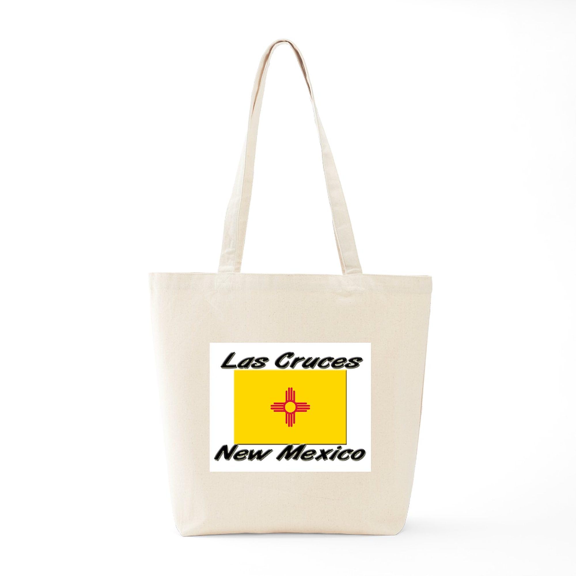 Las Cruces New Mexico Tote Bag - Natural Canvas Reusable Shopping Bag for Groceries, Beach & Everyday Use