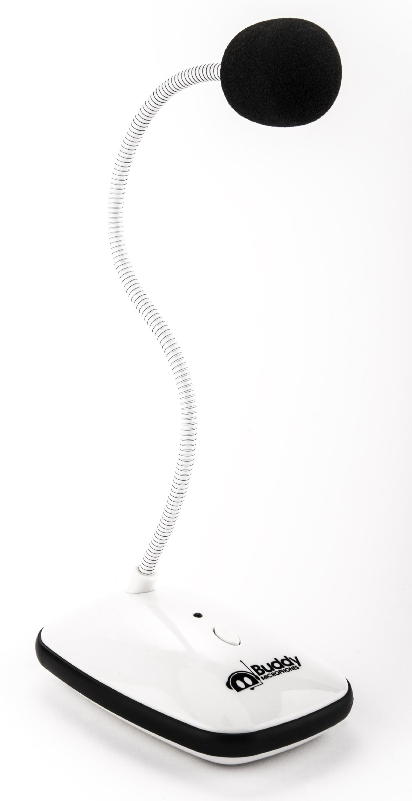 InfoSync Buddy Desktop Mini - WHITE 7G USB Plug & Play Unidirectional Microphone for PC, Laptop, Gaming, Streaming & Podcasting