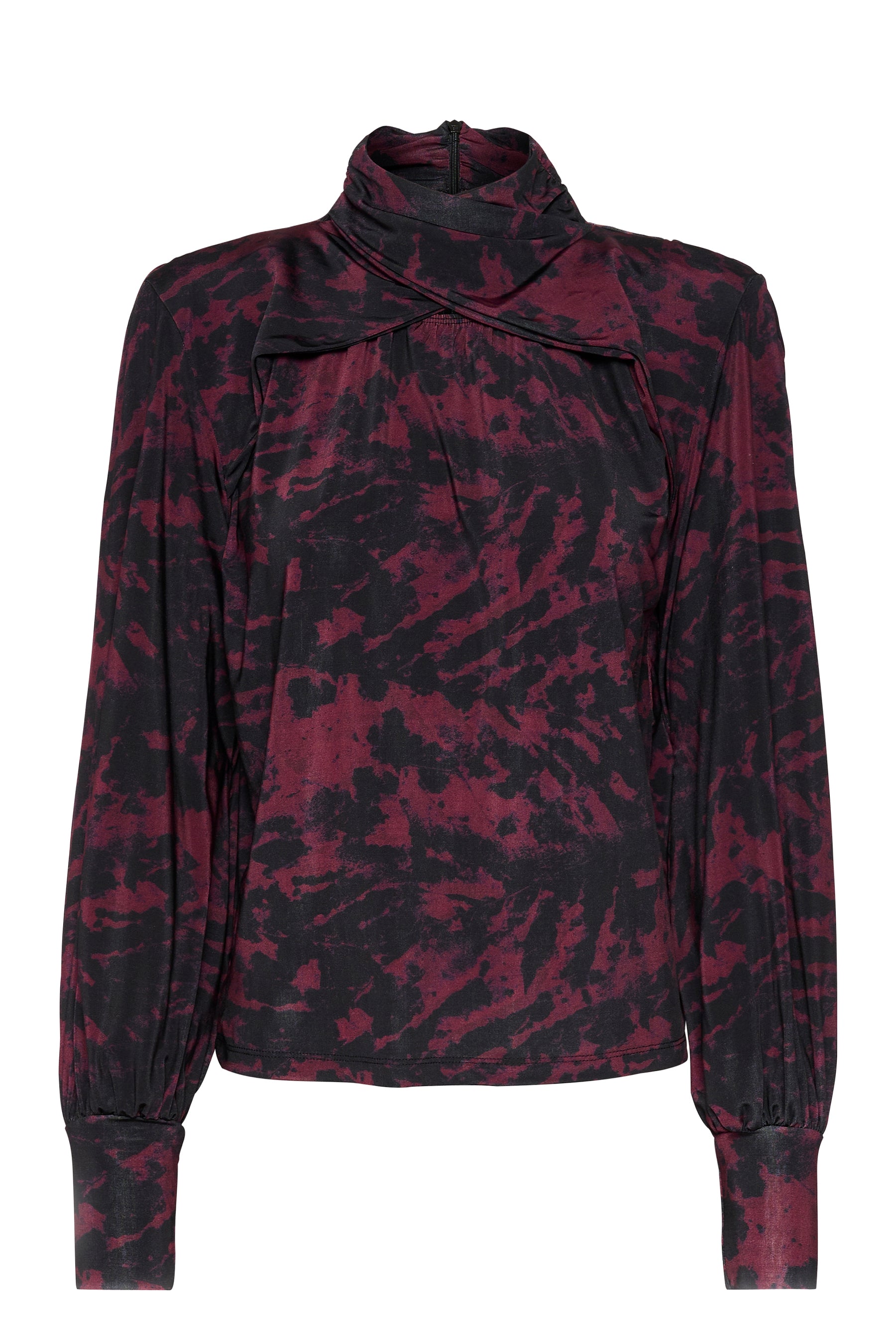 Gestuz Redeina Blouse - Floral Print Women's Top | Elegant Long Sleeve Blouse for Office, Party & Casual Wear