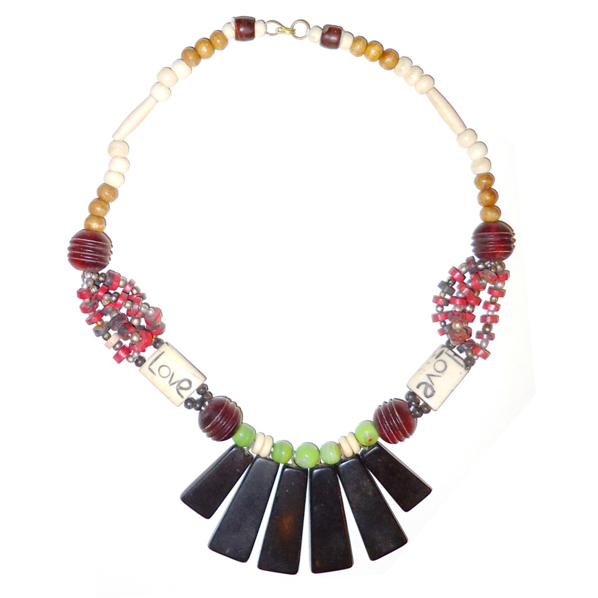 Elegant Multi Bead Long Trapezoid Necklace for Women - Perfect for Parties, Weddings & Evening Events