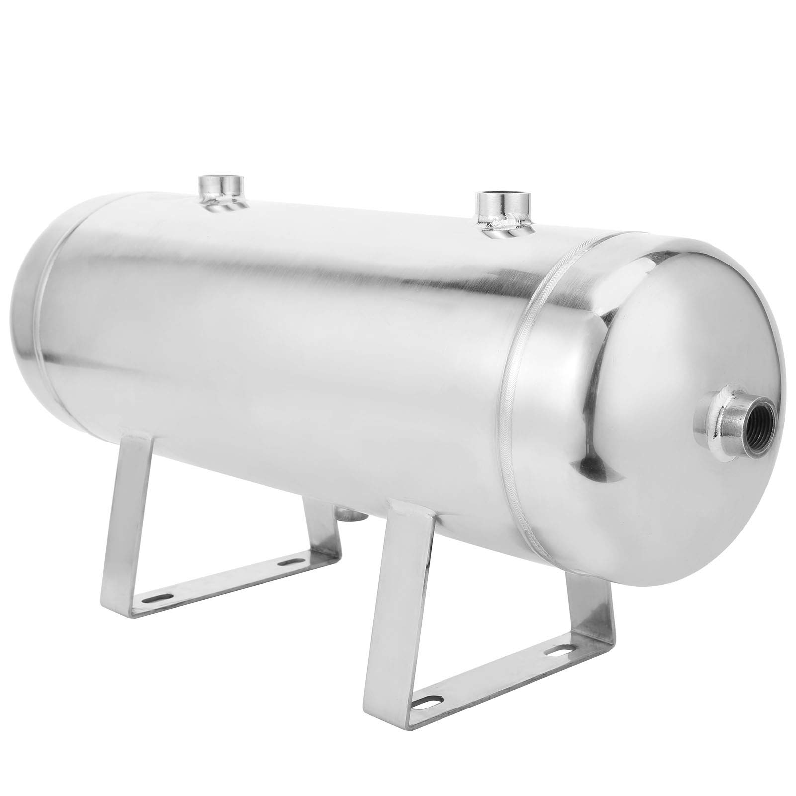 Fafeicy 5-Port Stainless Steel Air Tank 10L 1.25MPa High Pressure Reservoir with 1/2