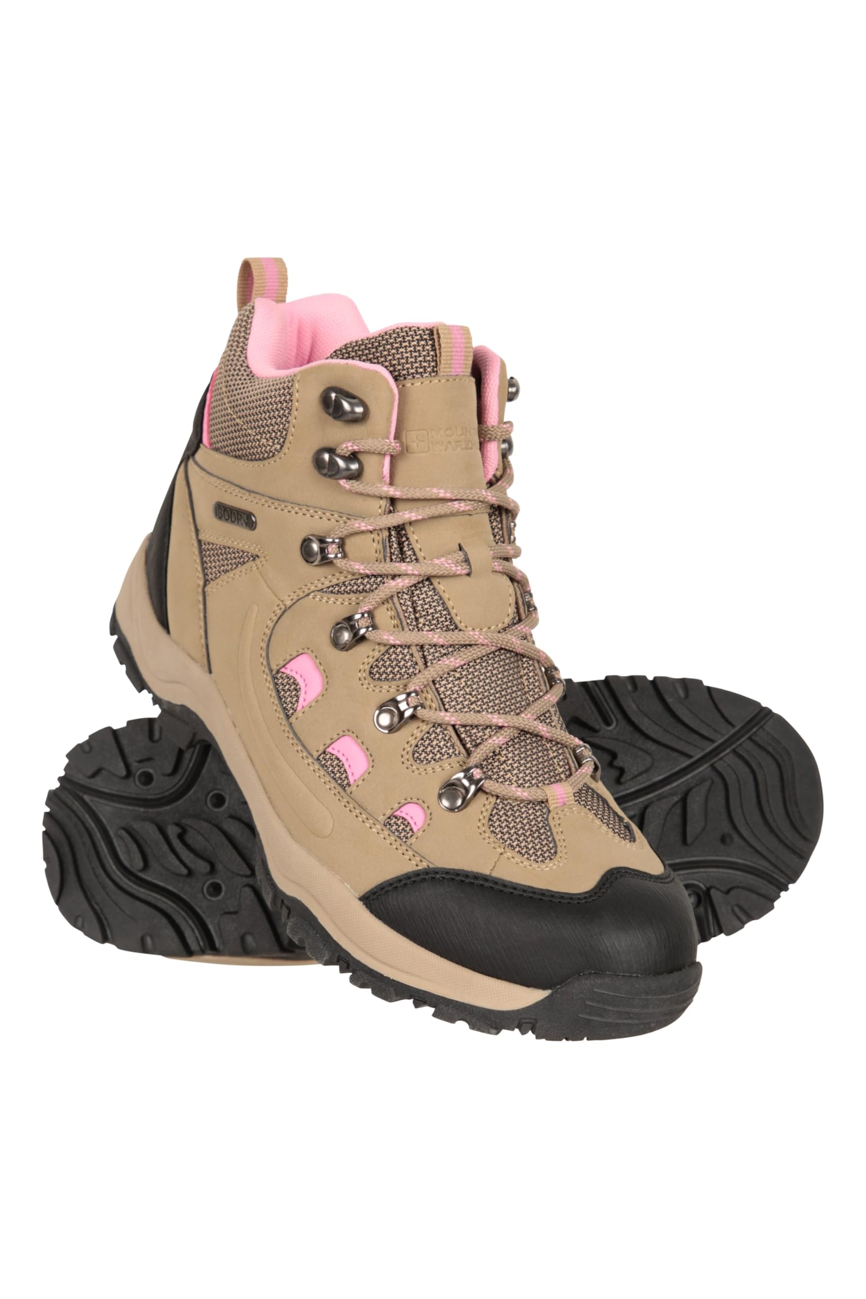 Mountain Warehouse Adventurer Women's Waterproof Hiking Boots - Lightweight Outdoor Trekking Shoes for Hiking, Camping & Trail Walking