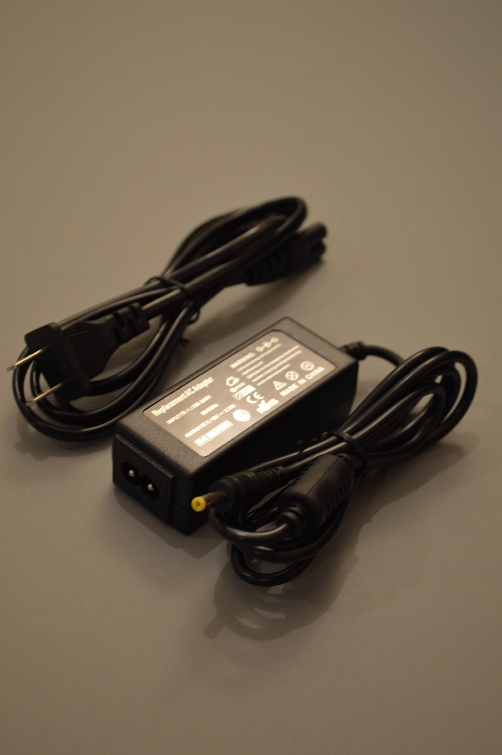 Original AC Adapter Charger for Toshiba Satellite Radius 2-in-1 Laptop PSPVVU-006015 - Power Supply Cord Replacement for Home, Office & Travel Use