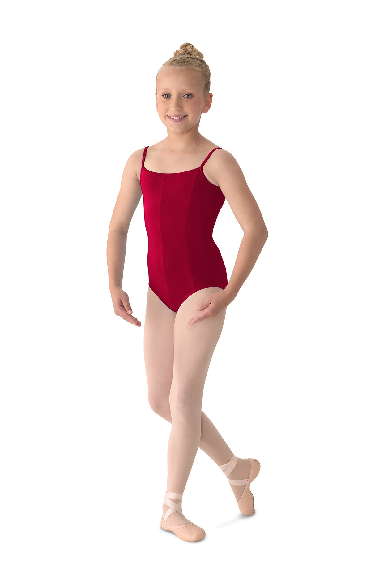 Mirella Girls Princess Seam V-Front Camisole Dance Leotard - Ballet, Gymnastics & Performance Wear for Kids