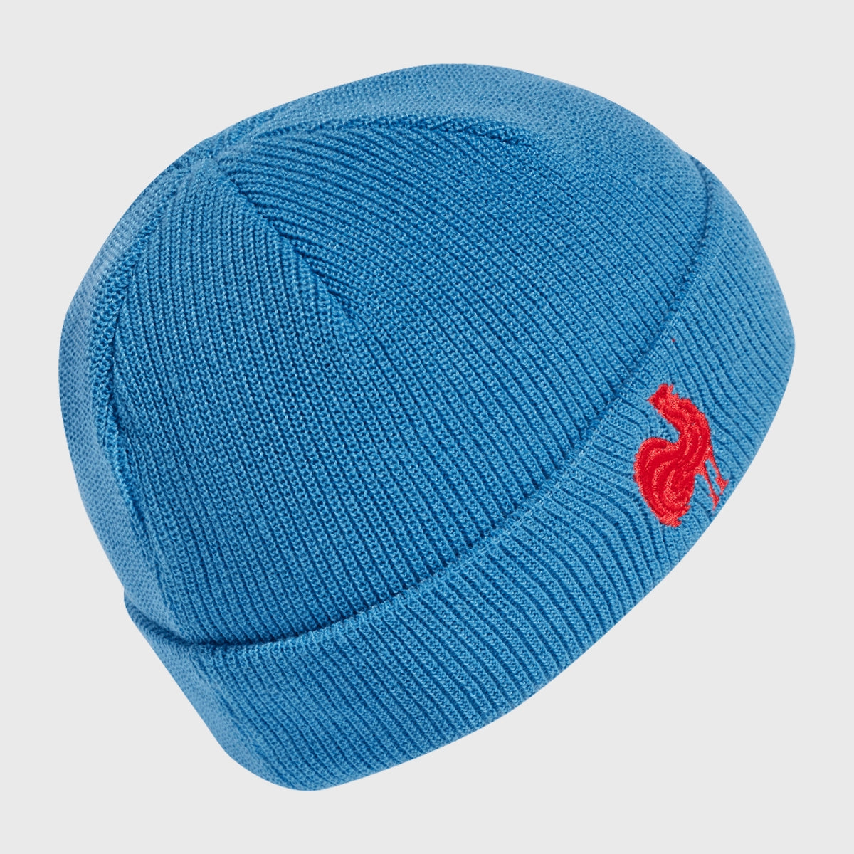Adidas France Rugby Fisherman Beanie Hat - Warm Winter Knit Hat for Men & Women - Perfect for Rugby Games, Outdoor Sports & Cold Weather Activities