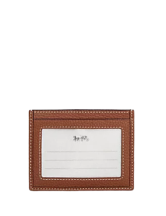 Coach Disney X Coach Slim ID Card Holder - Signature Jacquard with Mickey Mouse Print - Perfect for Wallet, Travel & Everyday Use