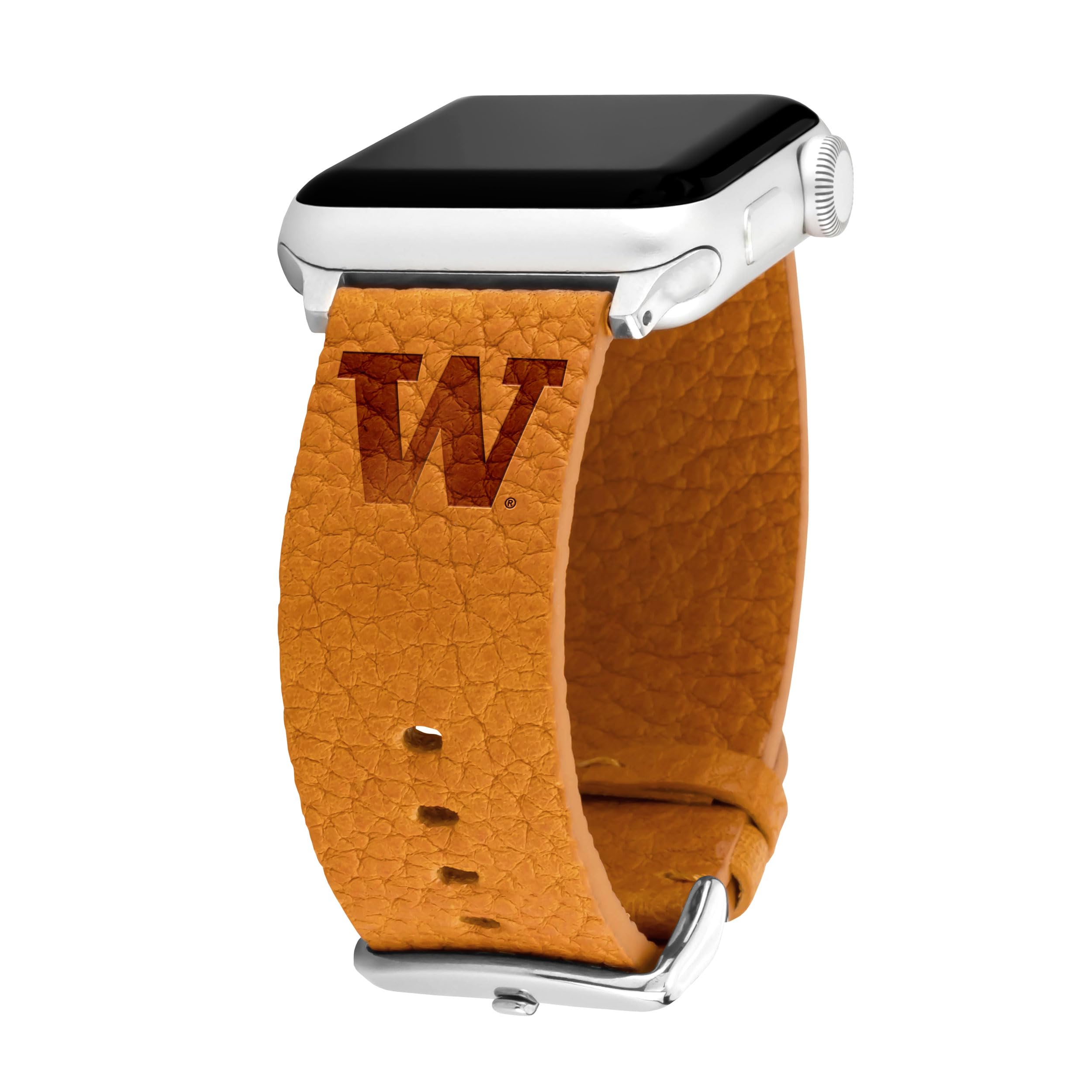 Washington Huskies Leather Watch Band Compatible with Apple Watch - Stylish & Durable Replacement Strap for Sports, Work & Everyday Wear