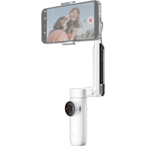 Insta360 Flow Smartphone Gimbal Stabilizer - 3-Axis Stabilization for Smooth Videos & Photos (White) - Perfect for Vlogging, Travel & Action Shots