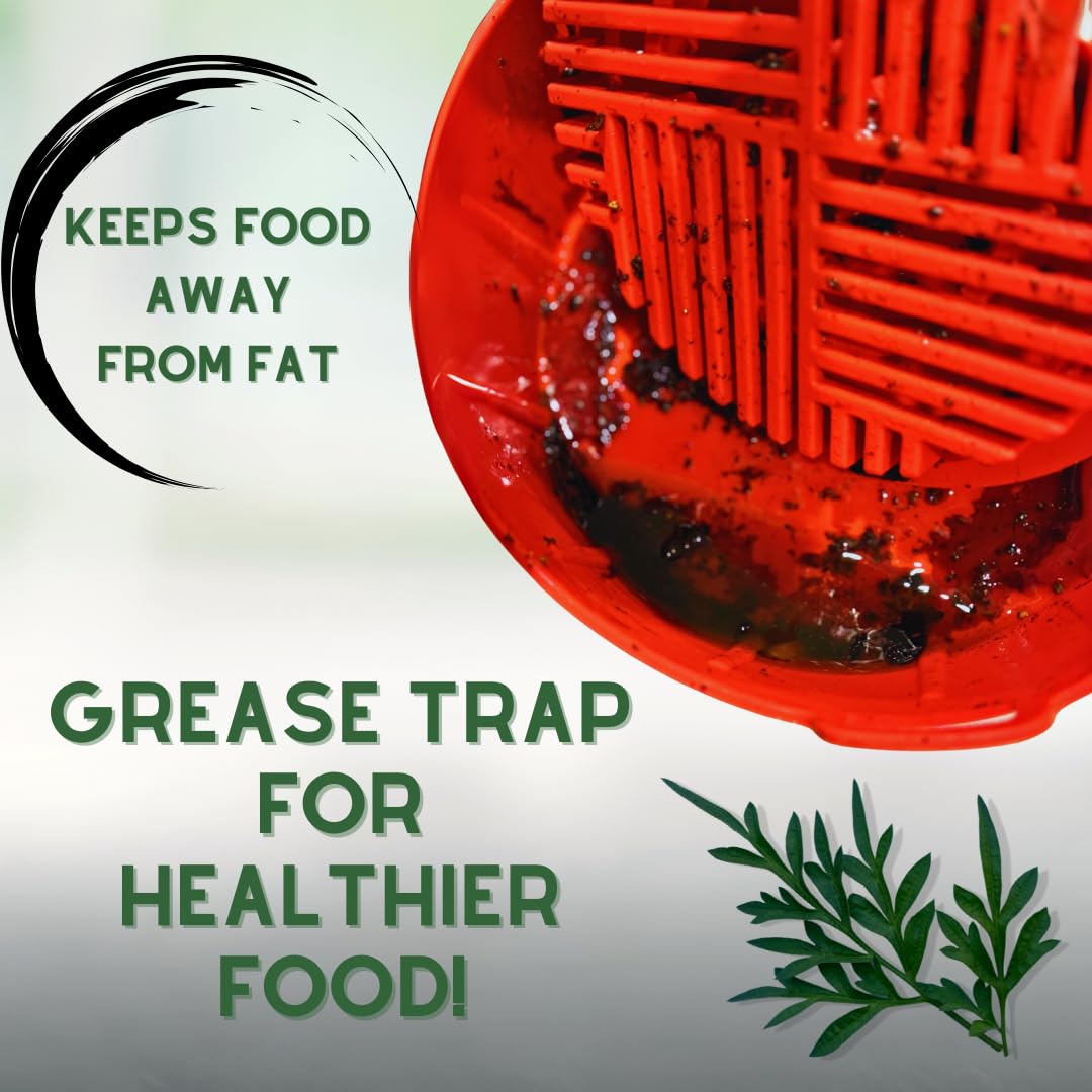 Reusable Silicone Air Fryer Basket – BPA-Free Non-Stick Liner for Air Fryers (7.5 Inch, Red) | Perfect for Cooking French Fries, Chicken Wings & Vegetables