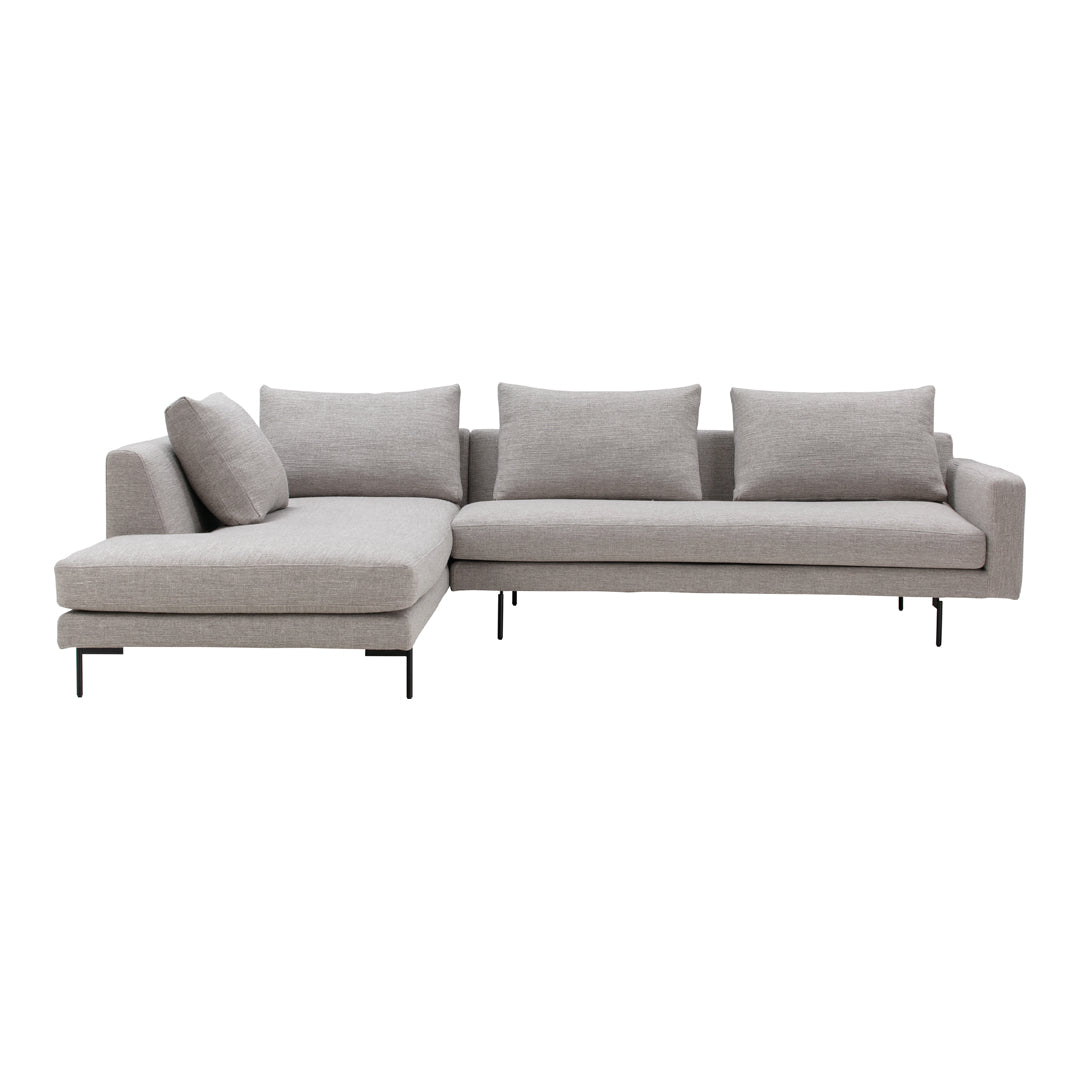 Edge V2 Modular Sofa Set - 8-Piece Customizable Sectional Couch for Living Room, Lounge & Office - Modern L-Shaped Sofa with Reversible Chaise & Ottoman