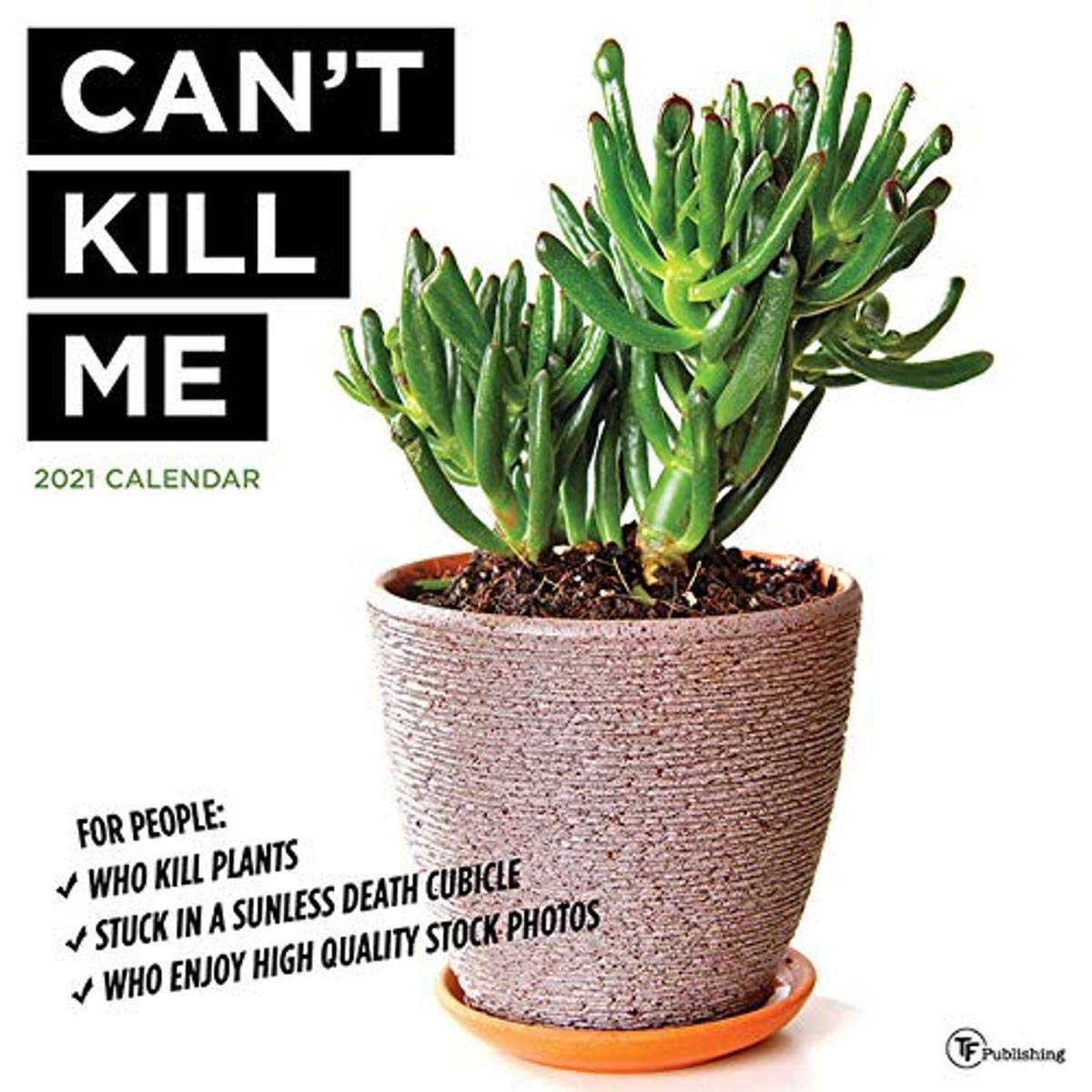2021 Can't Kill Me Plants Wall Calendar | Indoor & Outdoor Gardening Planner | Perfect for Home, Office, or Gift