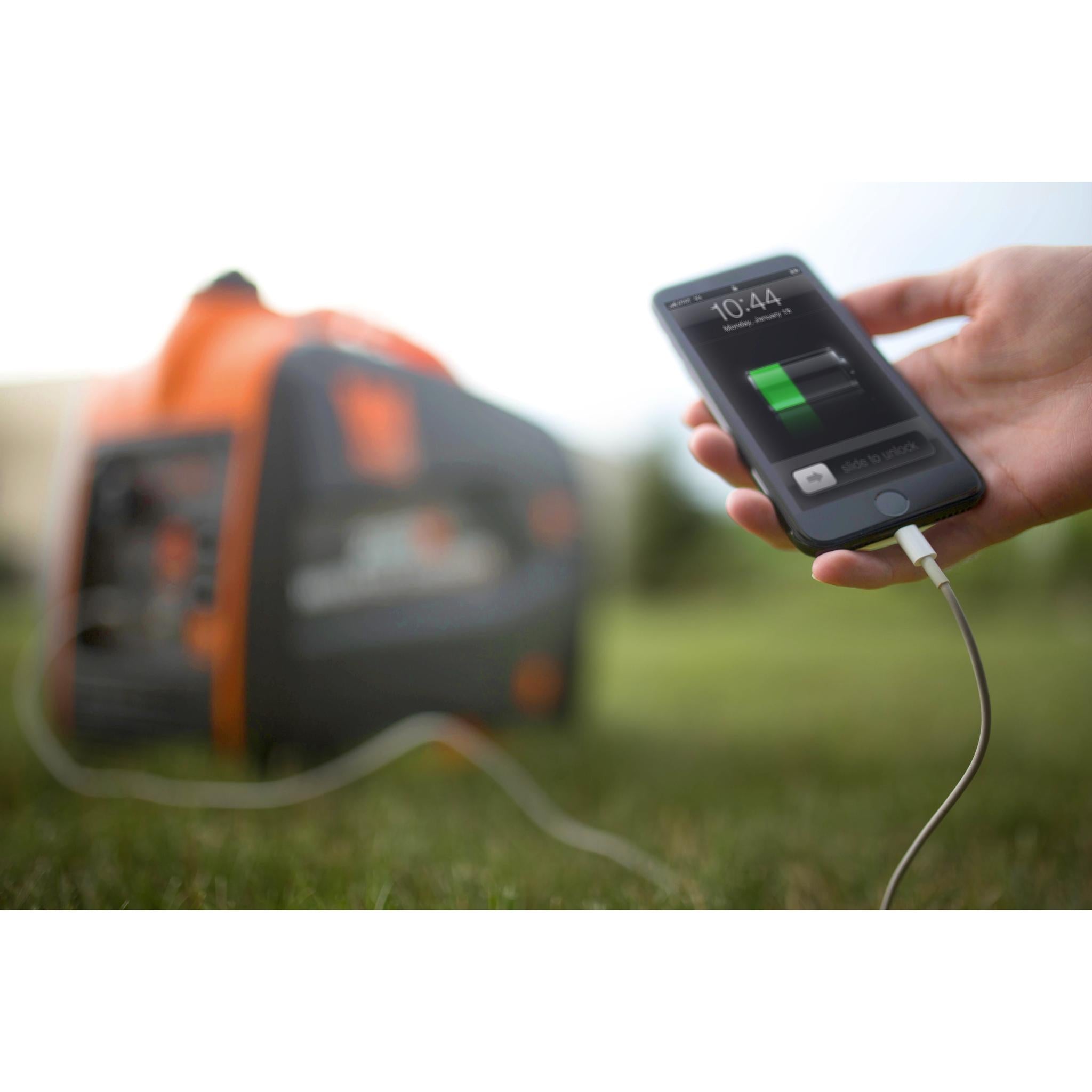 WEN DF250i 2500W Super Quiet Portable Dual Fuel Inverter Generator with Fuel Shut Off - Perfect for Camping, RV Trips & Emergency Power Backup