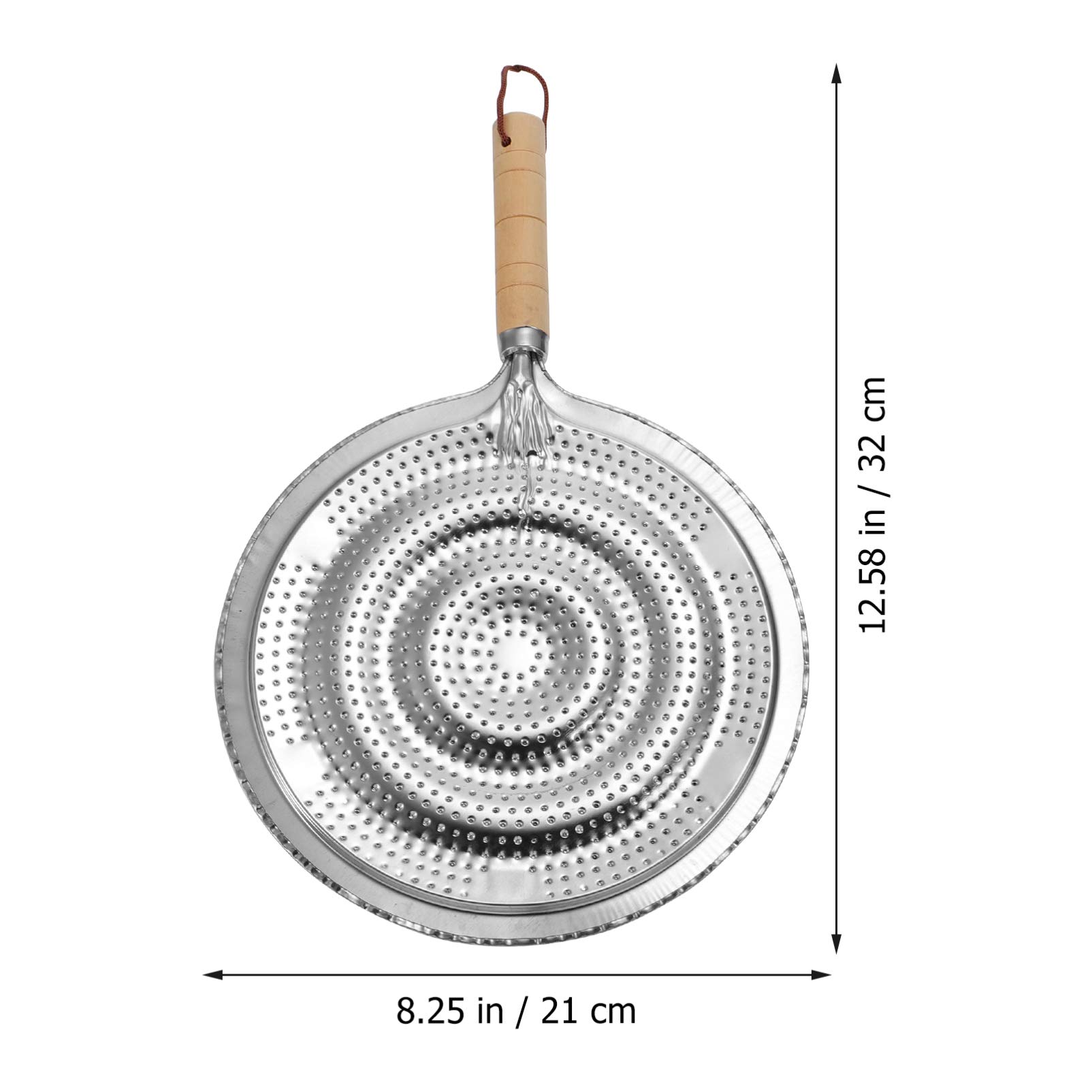 2Pcs Iron Heat Diffuser Plate for Gas Stove - Flame Reducer & Protector with Wooden Handle - Perfect for Even Cooking, Simmering, and Preventing Burn Marks on Pots & Pans