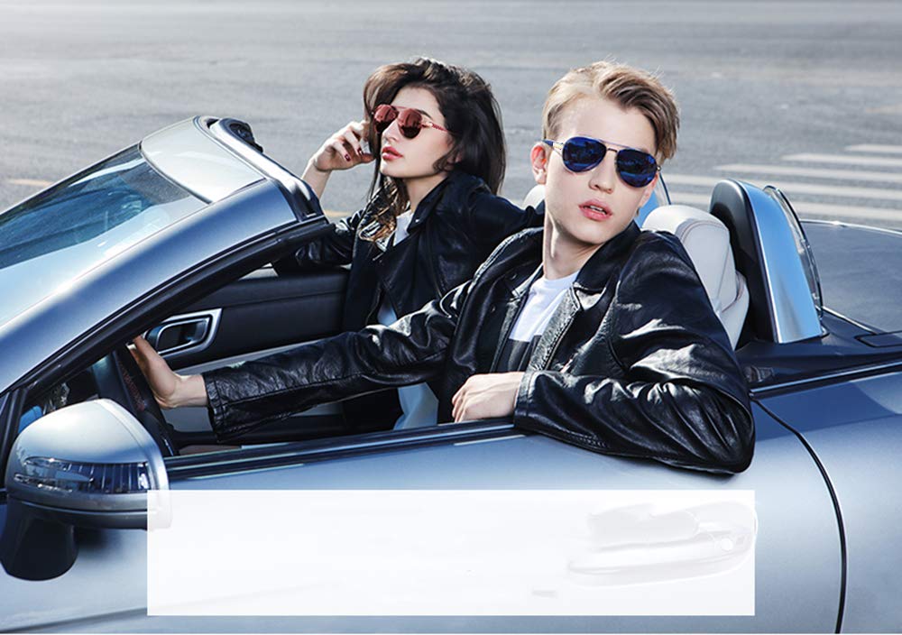 Polarized Aviator Sunglasses for Men & Women - UV400 Protection Metal Frame - Classic Retro Style for Driving, Outdoor Sports & Fashion Accessories