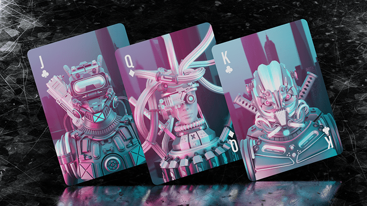 Bicycle Cybershock Playing Cards - Premium Deck for Magic Tricks, Cardistry & Poker Games - Perfect for Professional Magicians, Card Players & Collectors