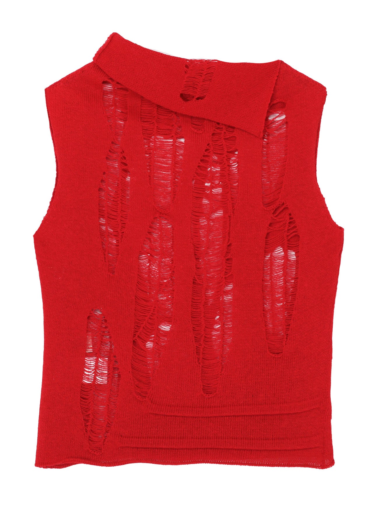 CRUSH PLAIN STITCH CRUSHED SLEEVELESS KNIT TOP - Women's Fashion Summer Casual Wear for Beach, Party & Everyday Outfits