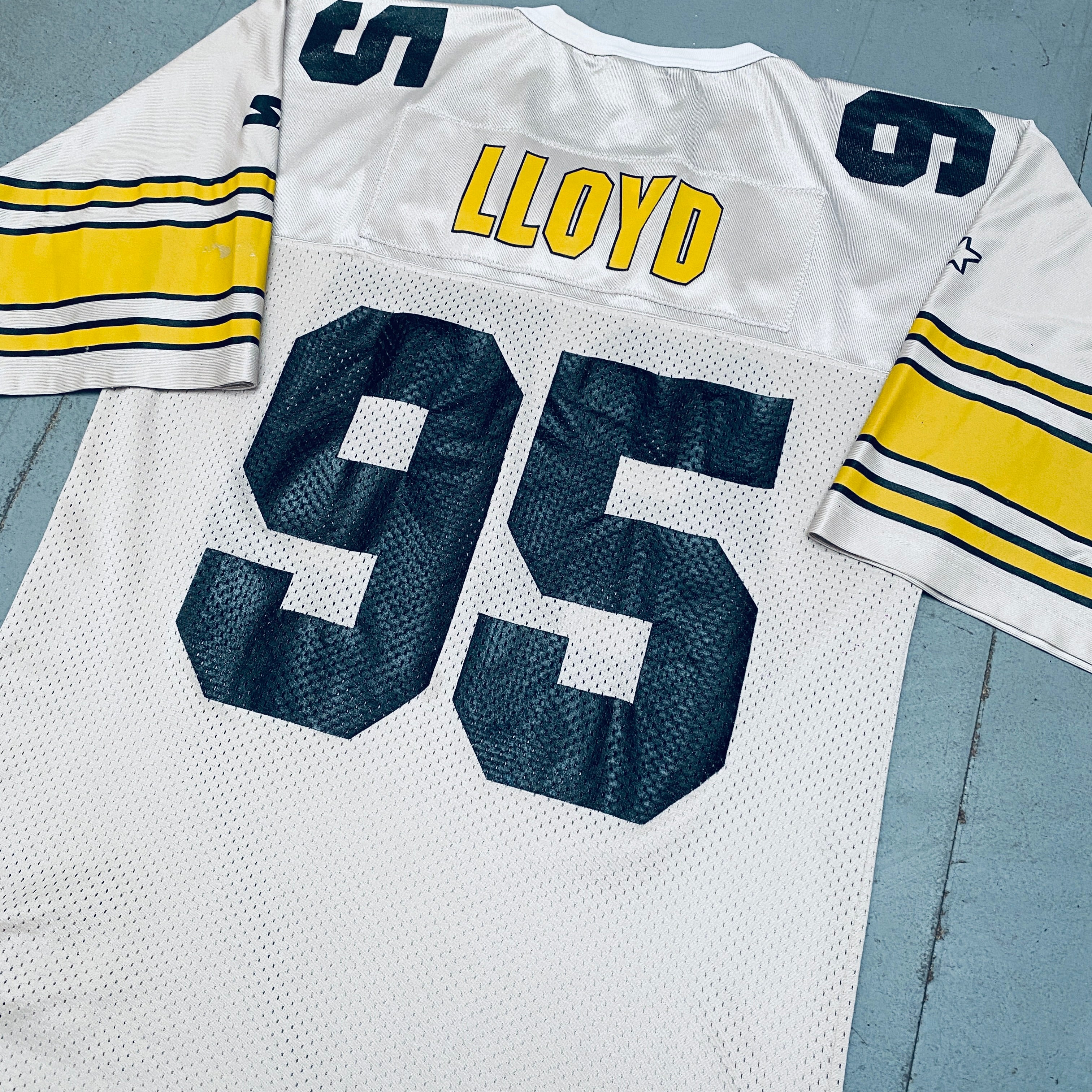 Greg Lloyd Pittsburgh Steelers 1994/95 Vintage NFL Jersey - Men's Medium/Large - Authentic Football Apparel for Game Day & Fan Collection