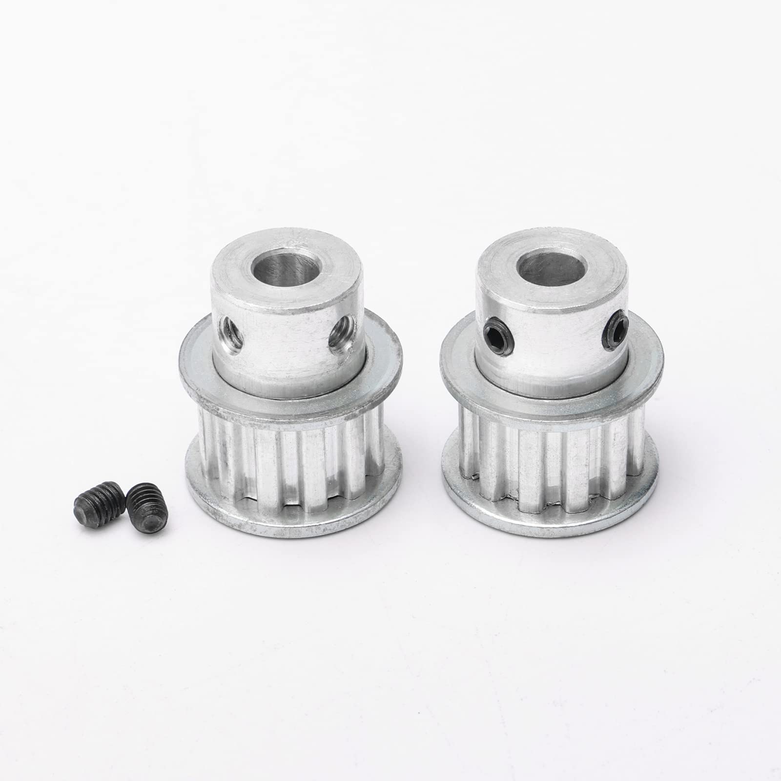 2PCS XL 12 Tooth Timing Belt Pulley 6.35mm Aluminum Bore for 3D Printer CNC Machine - Perfect for DIY Robotics, Laser Cutters & Motion Control Systems