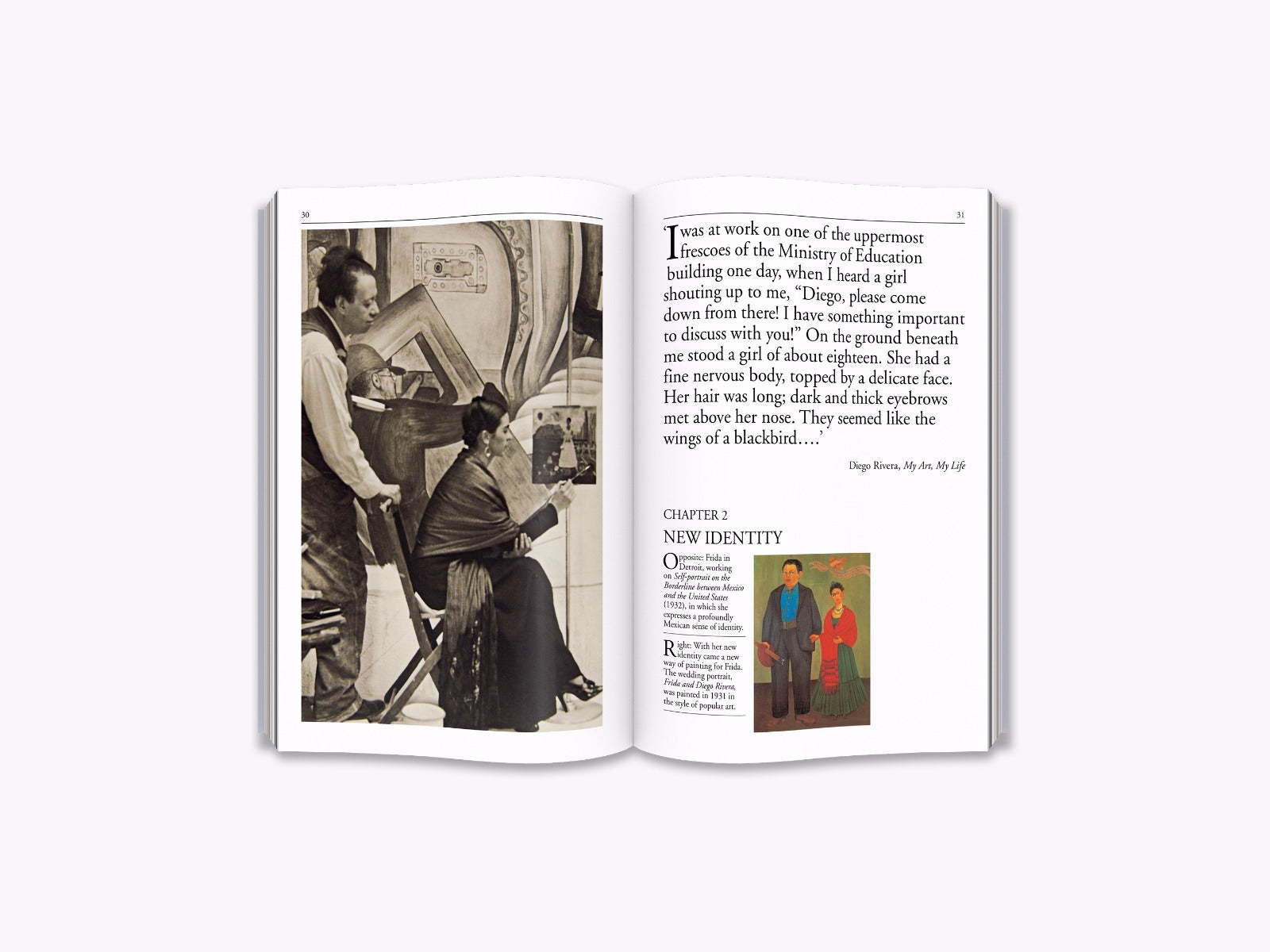 Frida Kahlo Art Book - New Horizons Biography | Mexican Artist, Feminist Icon & Surrealist Painter | Perfect for Art Lovers, Students & Home Decor
