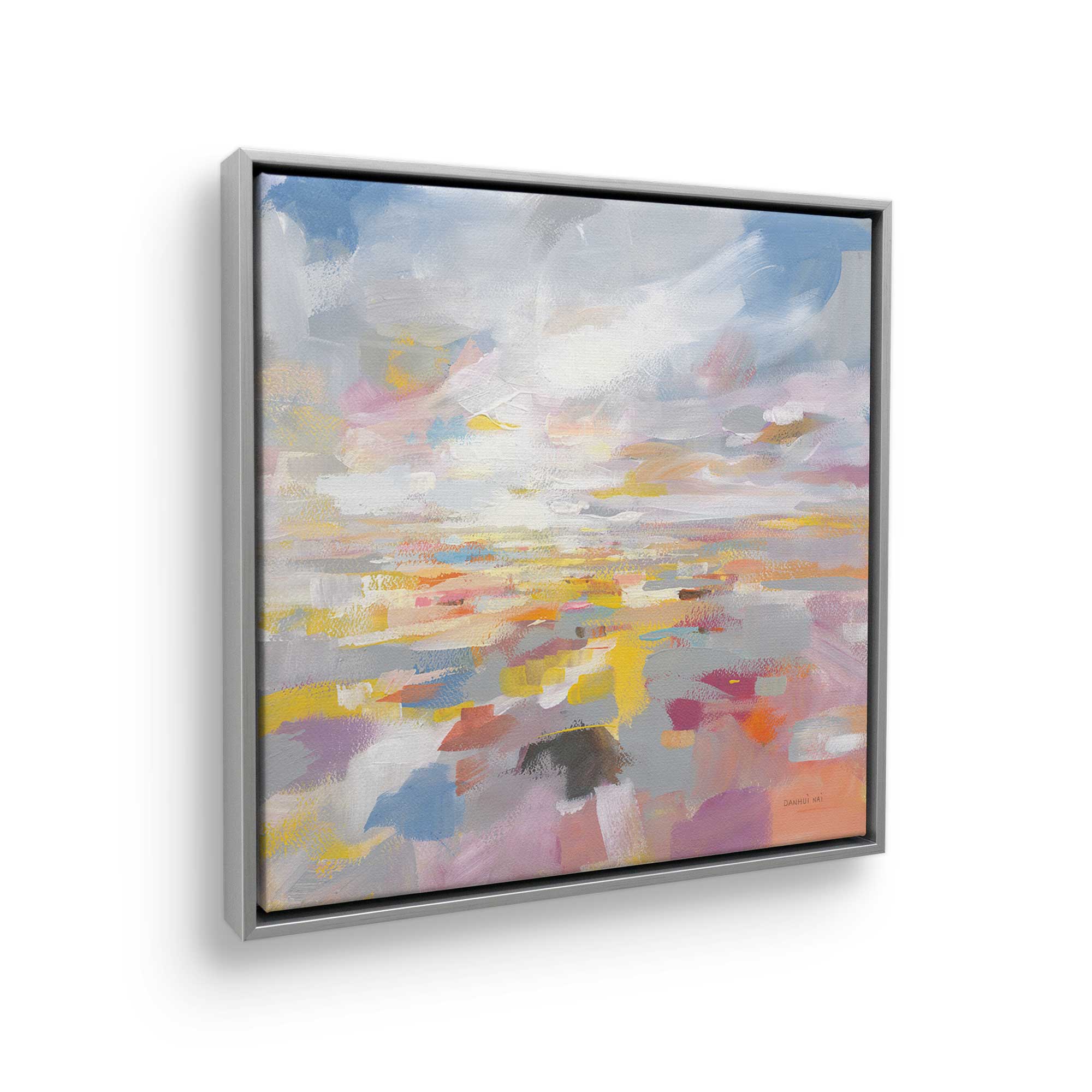 Dreamy Evening Abstract Canvas Wall Art - Modern Home Decor for Living Room, Bedroom & Office