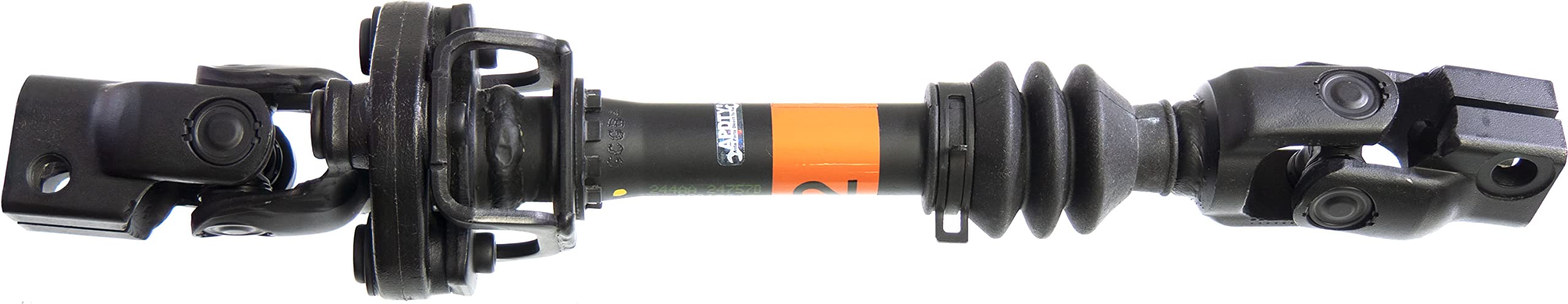 APDTY 536370 Intermediate Steering Shaft Replacement for 55351244AA - Compatible with Dodge, Chrysler, Jeep Vehicles - Smooth Steering Performance for Off-Road & Daily Driving