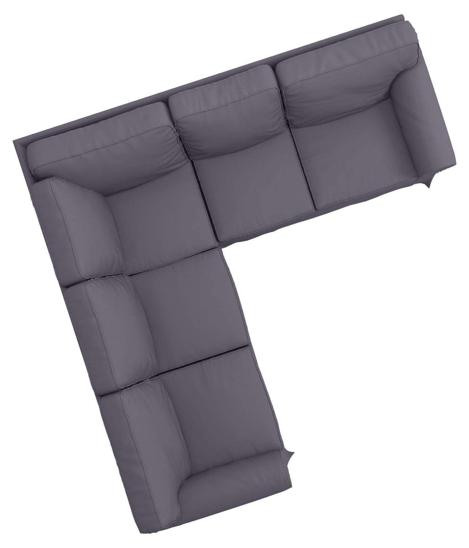 Custom-Made Thick Cotton Ektorp 2+2 Sofa Cover Replacement for IKEA Ektorp Corner & Sectional Sofas | Durable Slipcover for Living Room, Family Room & Home Decor